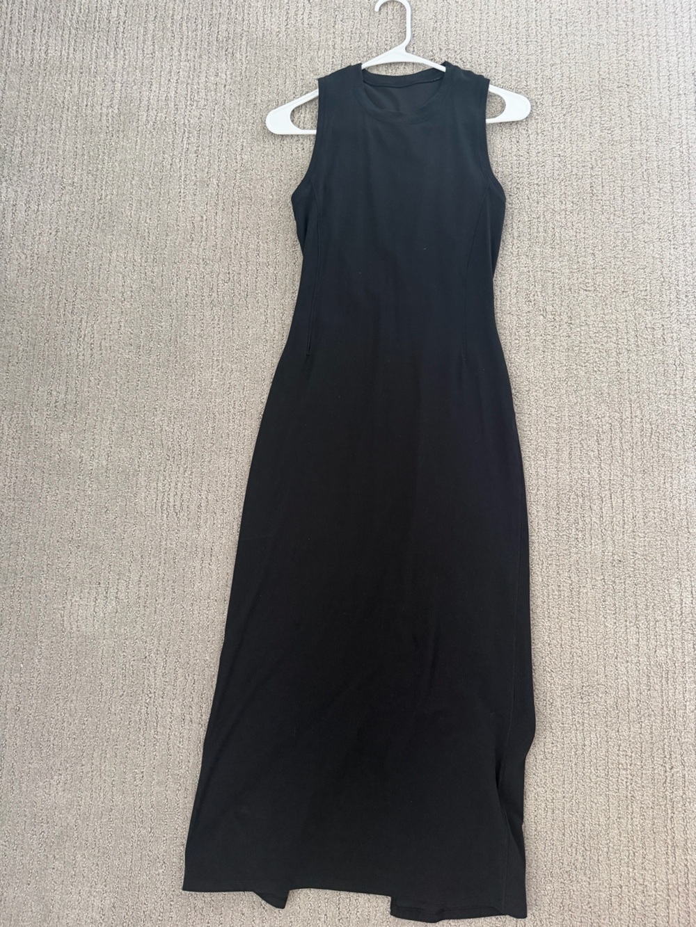 Lululemon Classic Black Sleeveless Maxi Dress